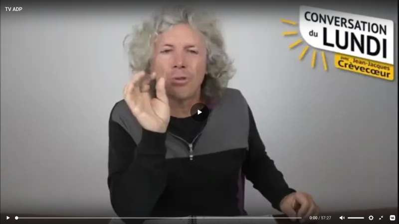 Jean Jacques Crevecœur discutions du lundi 20 décembre