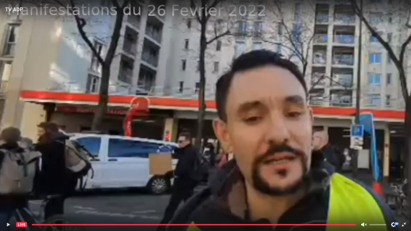 Manifestation du 26 février 2022