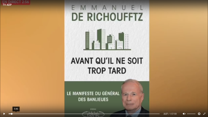 La Parole Au Peuple – Invité Emmanuel De Richoufftz ( Général ) – partie 2