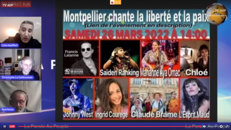 La Parole Au Peuple – Avec M. Livio Kauffert