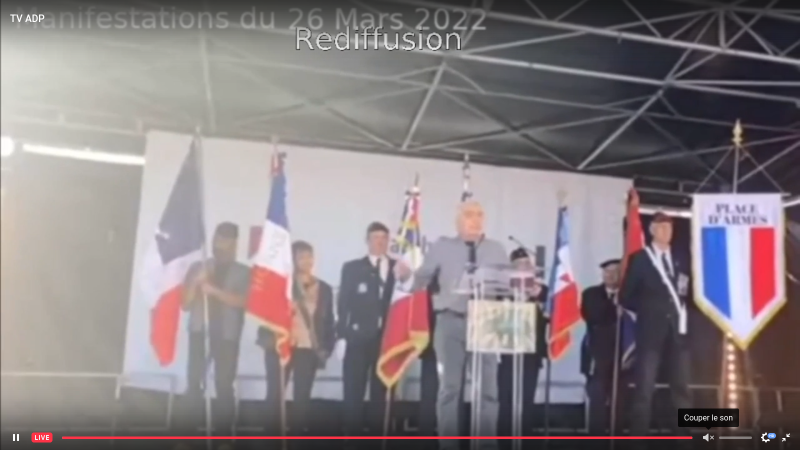 Manifestation du 26 Mars 2022 – Place d&rsquo;Armes