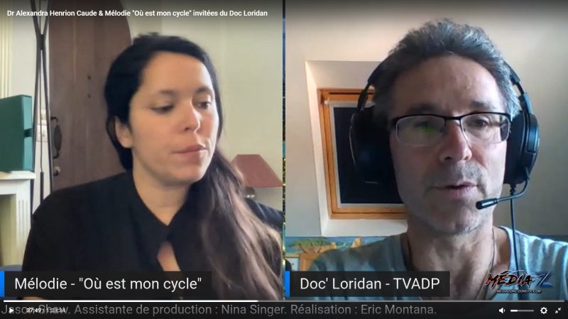 Dr Alexandra Henrion Caude & Mélodie « Où est mon cycle »